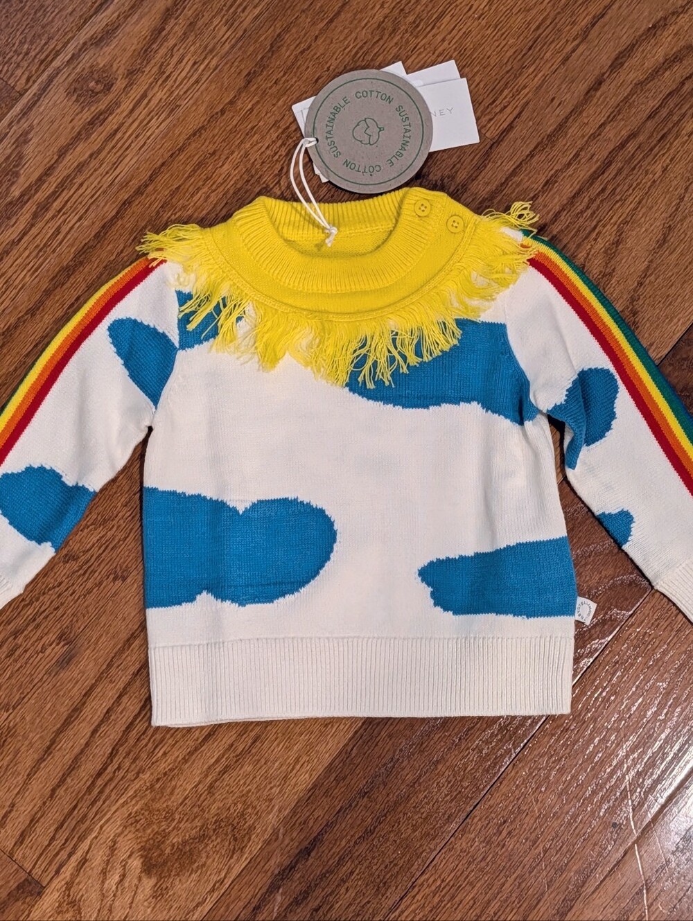 NWT Stella McCartney Kids Weather Sweater - 9 Months
